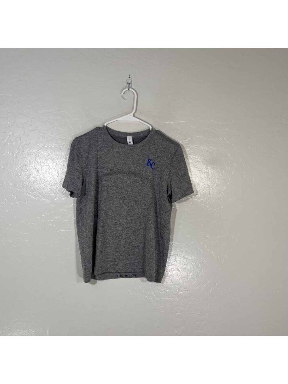 Kansas City Royals Shirt Womens Small Gray Performance MLB Baseball Lululemon
